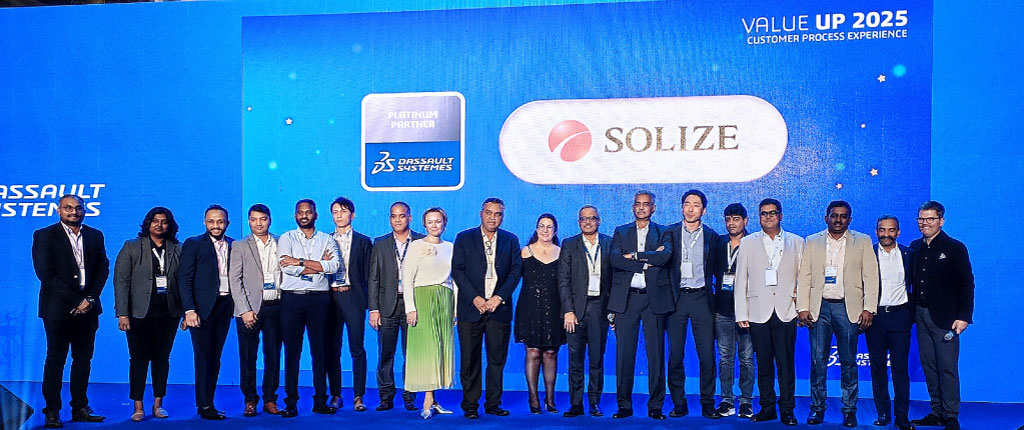 SOLIZE India Honored as Platinum Partner at VALUE UP 2025